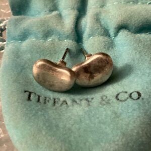 Tiffany & Co. Silver Bean Earrings